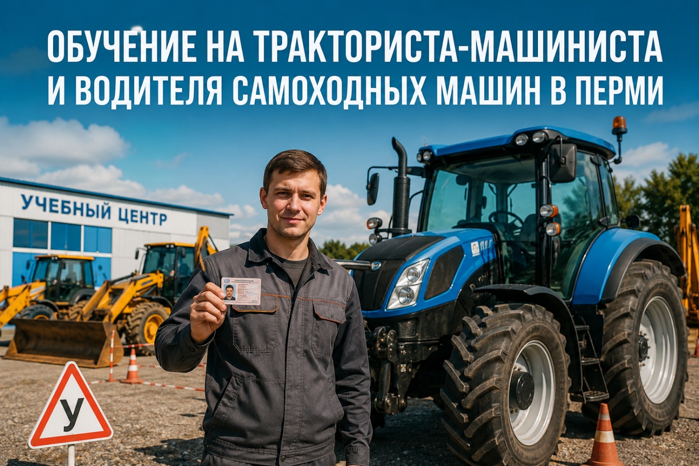 Обучение на тракториста-машиниста и водителя самоходных машин в Перми
